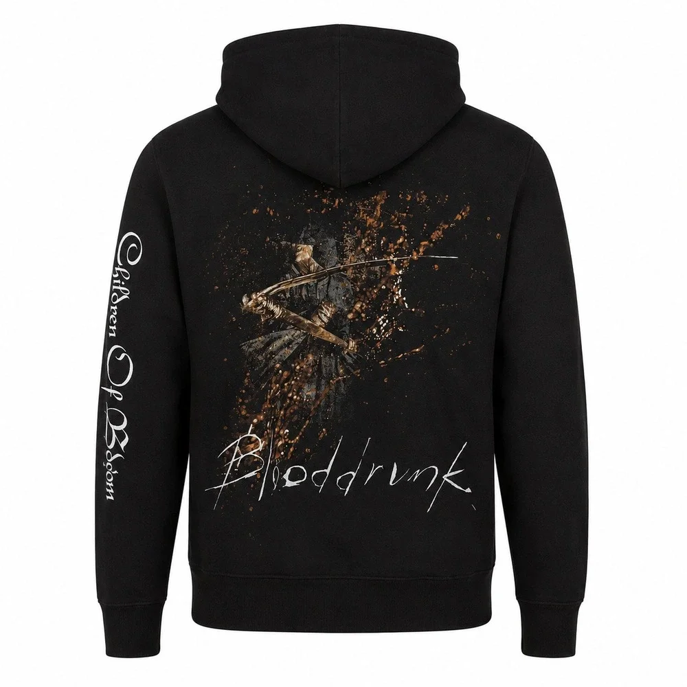 Children of Bodom Blooddrunk Black Zip Up Hoodie Bravado Mens Small Band Merch‎